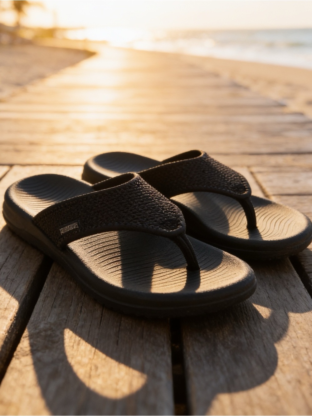 🦀 Dream Pairs Women's Black Thong Sandals
